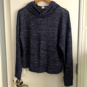 Gently used - Navy GAP hooded light sweater